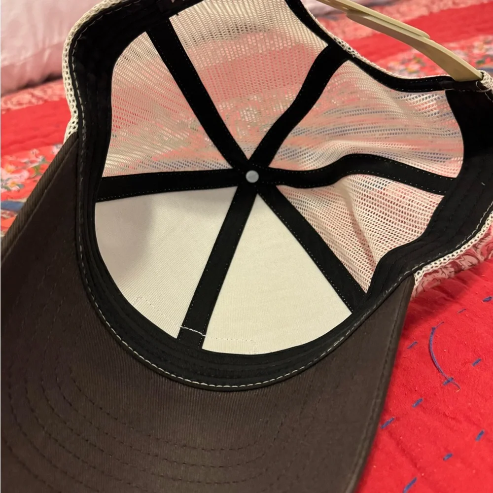 RVCA Tan and Brown Hat